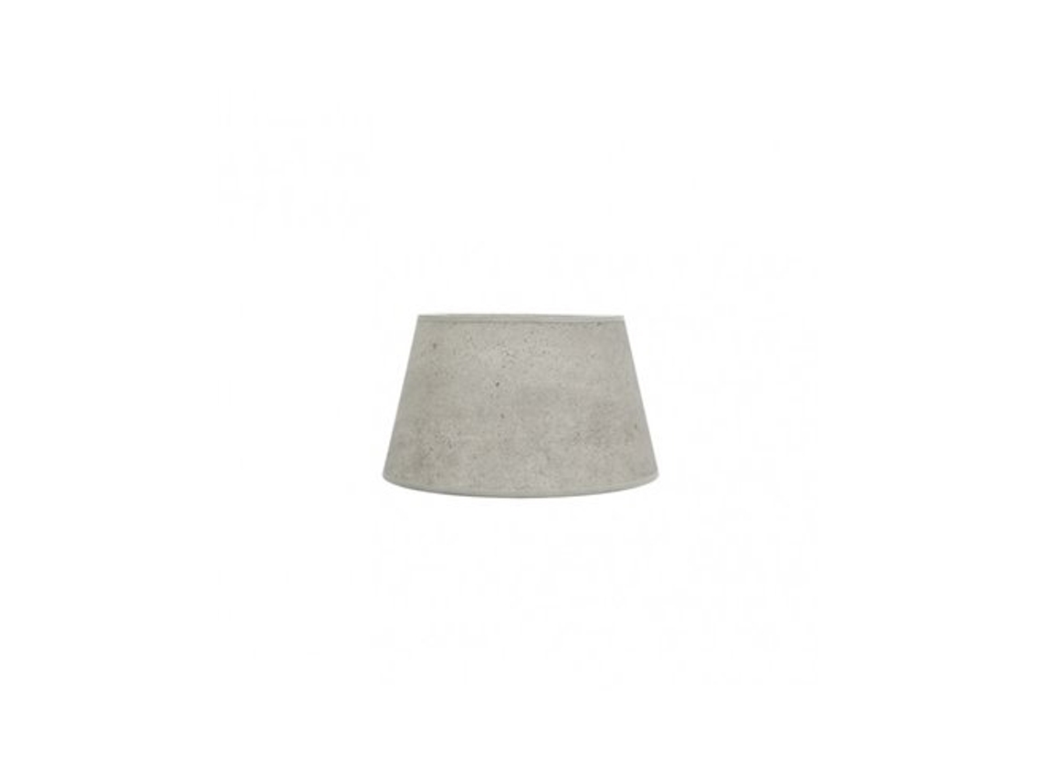 Pantalla Salma E27 Cemento Gris 25dx20dx15h Conica