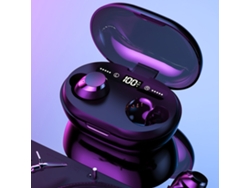 Auriculares Inalámbricos Tws C8s Bluetooth 5.0 Estéreo 3d Con Micrófonos Duales, Estuche De Carga De 2000 Mah, Batería Externa Led Y Resistencia Al Agua.
