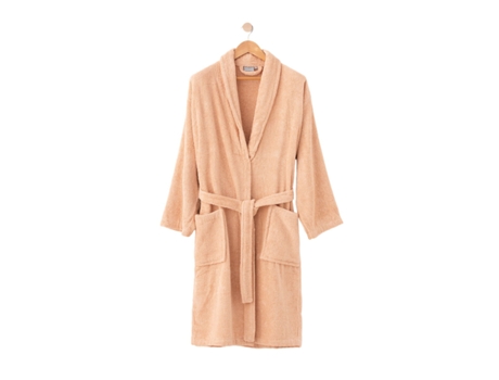 Albornoz PADUANA Beige Camel 450 g/m² 100 % algodón (L - Beige)