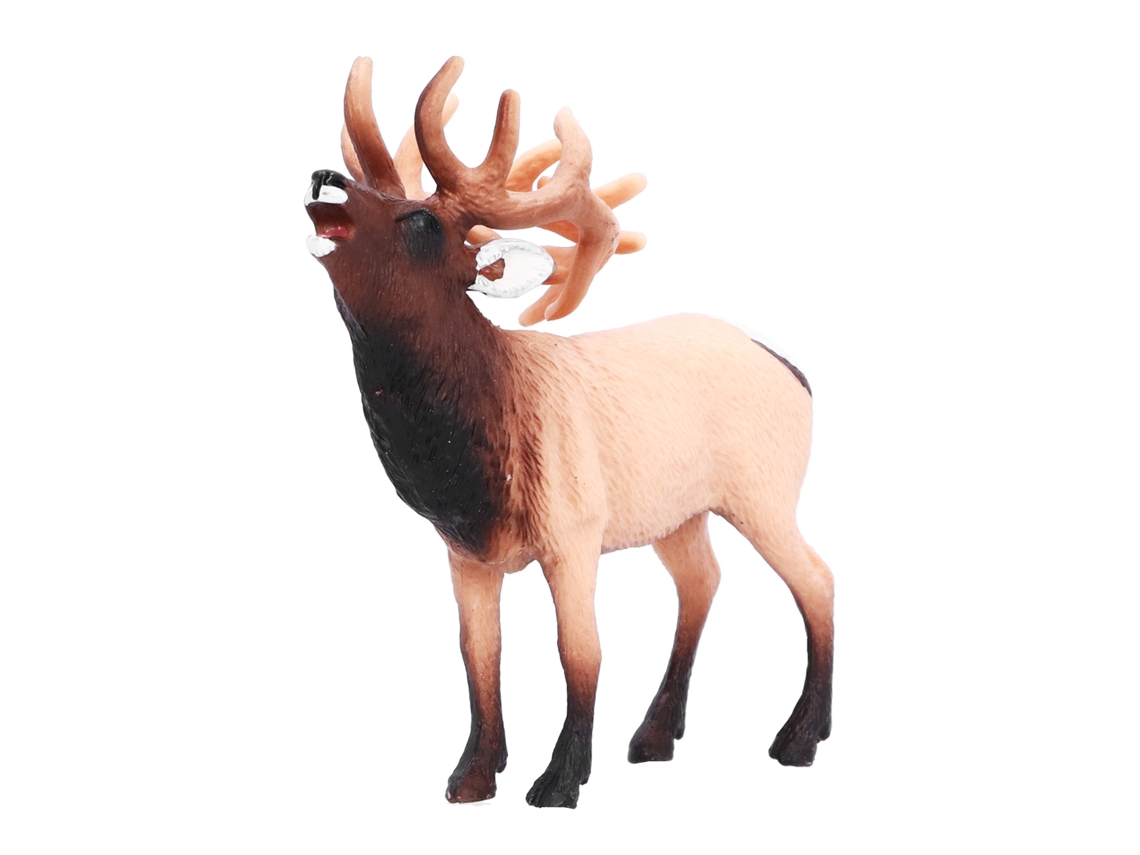 Brinquedo De Figura De Rena Miniatura Decorativa Modelo De Animal Selvagem Com Detalhes Requintados