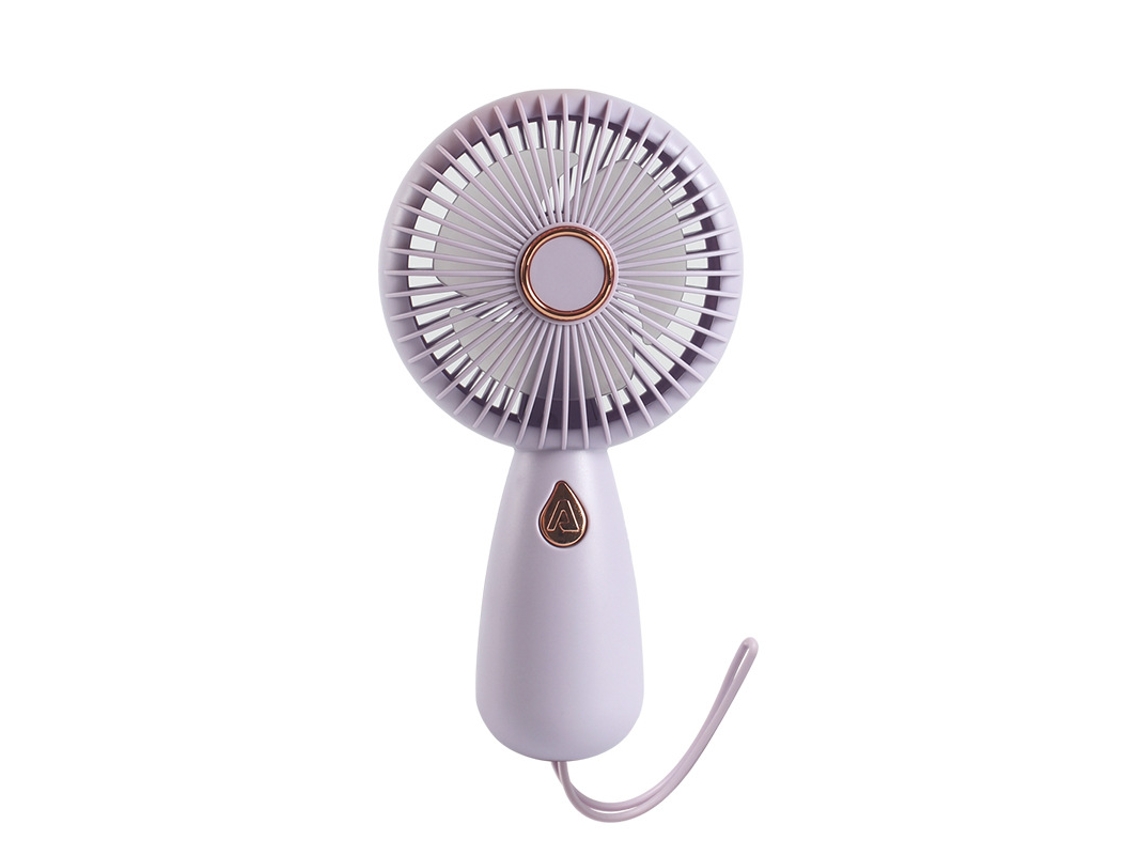 Ventilador Portátil Con Iluminación Led, Diseño Moderno, 3 Velocidades, Recargable Por Usb, Ligero Y Práctico, Fácil De Usar Y Muy Duradero.