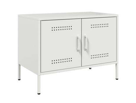 Mueble De Tv VIDAXL Blanco Acero (68x39x50,5 cm)
