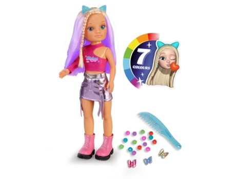 Muñeca NANCY Pelo Que Muda De Color (Edad Mínima: 3 Años - 18x45x11 cm)