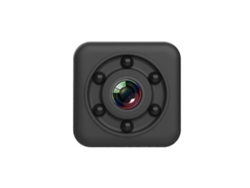 Mini cámara inalámbrica wifi con detección de movimiento y visión nocturna HD Yizhood (negra)