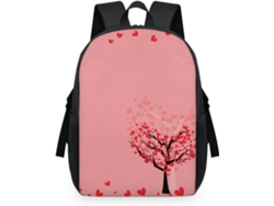 Mochila Tropicallife Diseño Árbol San Valentín Para Niños Niñas Hombres Mujeres Mochila Escolar Informal Po