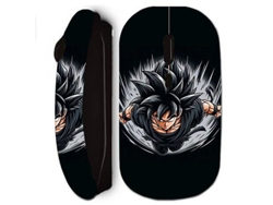 Ratón inalámbrico Dragon Ball Black Goku Negro Maniacase
