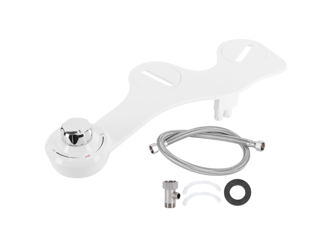 Kit De Bidé Para Inodoro No Eléctrico Con Doble Boquilla Y Control De Presión - Accesorio De Baño