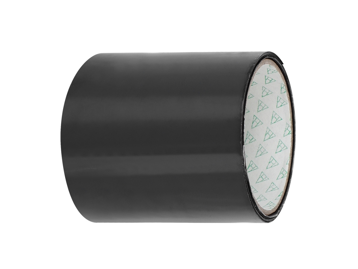 Cinta adhesiva selladora para tuberías de agua de baño y cocina, impermeable (negra)