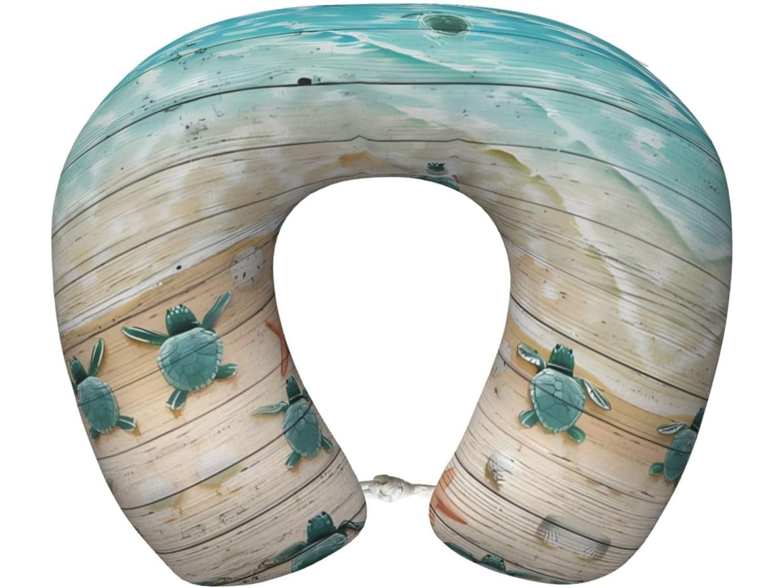 Almohada Viaje Espuma Viscoelástica Poliéster, Felpa Fácil Soporte, Ajustable Plegable: