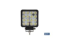 Faro trabajo 16 led 3360lm 6000k 48w, ip67 (10-30v)