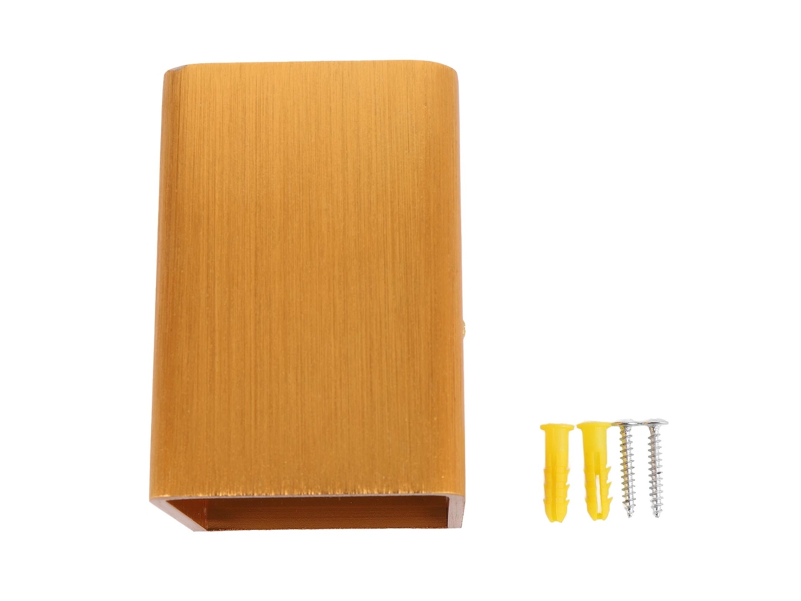 Yncm2026-lámpara De Pared Led Moderna Empotrada Interior Con Montaje En Pared Arriba Y Abajo 3000k Luz Cálida Para Salón Dormitorio Pasillo