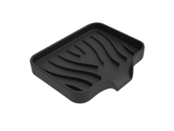 Decoración del hogar, jabonera de silicona para baño con boquilla de drenaje, organizador para fregadero de cocina y baño, soporte para esponja