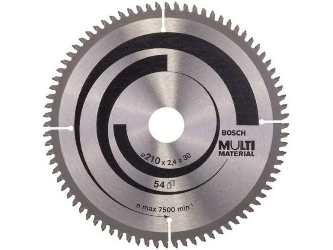 Disco de Sierra Circular BOSCH Multi Material 210x30x2.5 mm - 80