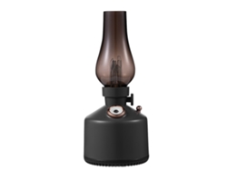 Humidificador Digitallab de 260 ml, forma de lámpara de queroseno tradicional, brillo ajustable (gris)