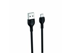 Cable USB-A 2.0 macho / Micro USB 2m Negro XO