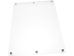 Pizarra Blanca De Borrado En Seco Para Refrigerador, 42 X 30 Cm, Acrílico Transparente