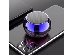 Altavoz Bluetooth Inalámbrico Multifuncional, Subwoofer Metálico Portátil Para Viajes Al Aire Libre Y Uso Doméstico - Azul