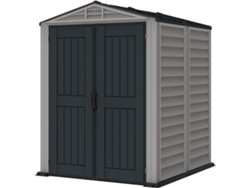 Caseta Cobertizo Jardín Yardmate Plus 5X5 Pvc Gris Claro/Oscuro DURAMAX