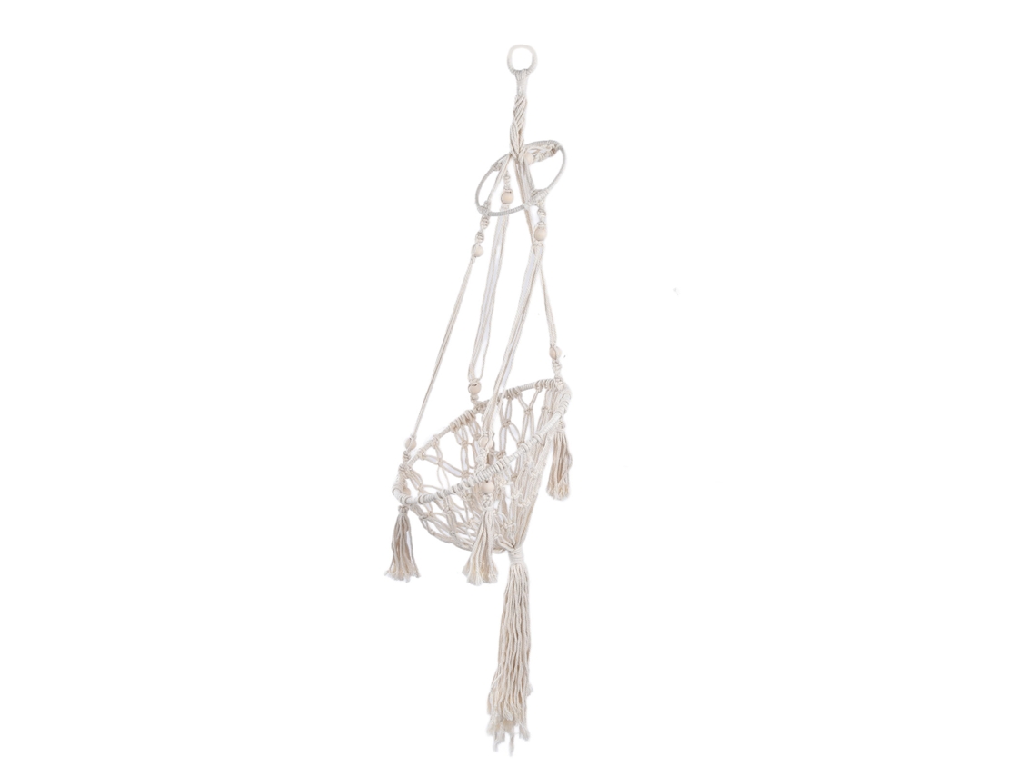Hamaca Colgante De Gato Baok Hamaca Macramé Colgante De Algodón Tejido A Mano Hamaca Para Patio Jardín