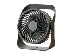 Ventilador De Mesa Que Pode Ser Montado Na Parede, Ventilador De Mão Recarregável, Cinza Escuro