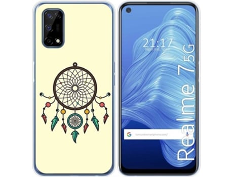 Carcasa Realme 7 5G TUMUNDOSMARTPHONE Atrapasueños Multicolor