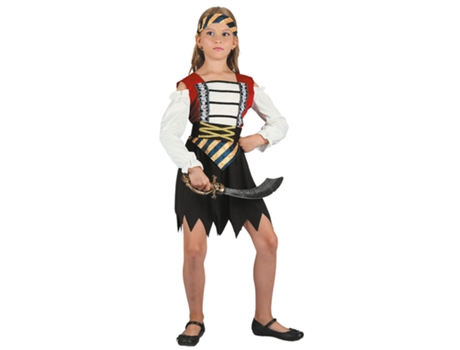 Disfraz Niña pirata infantil M