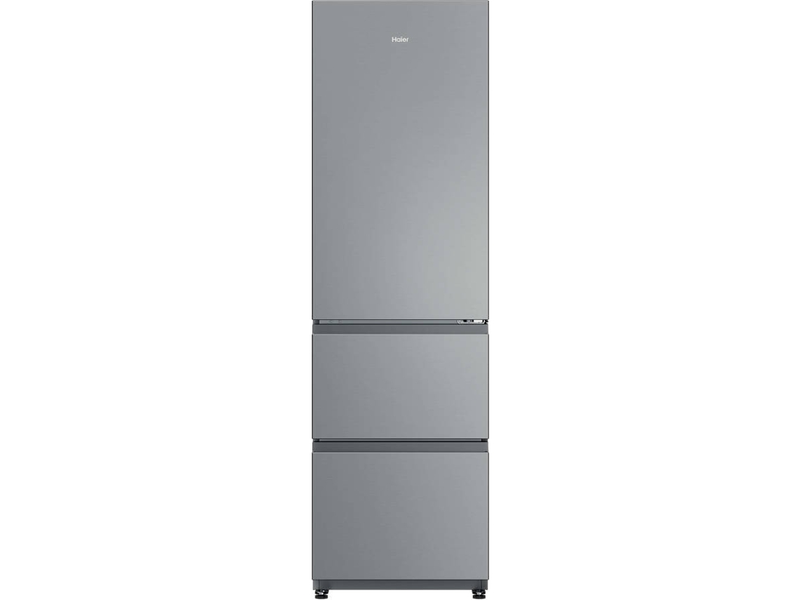 Frigorífico Combi HAIER HTR3518ENMX (No Frost - 185 cm - 303 L - Inox)