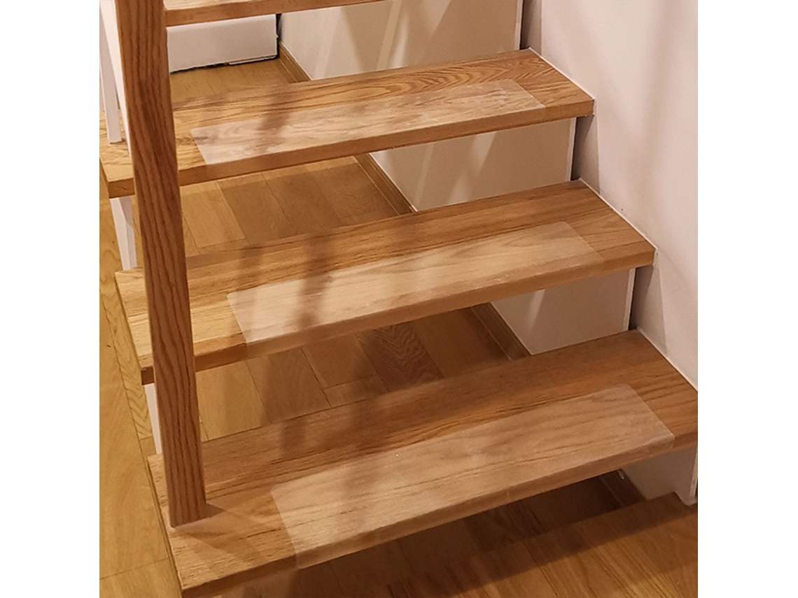 Cinta antideslizante para escaleras (adhesiva invisible, segura para interiores y exteriores)