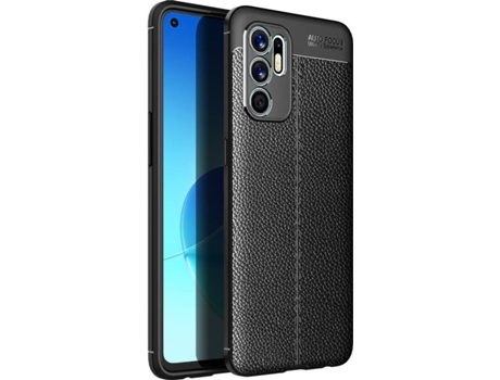 Funda Oppo Reno6 5G Rugged Leather (Negro)