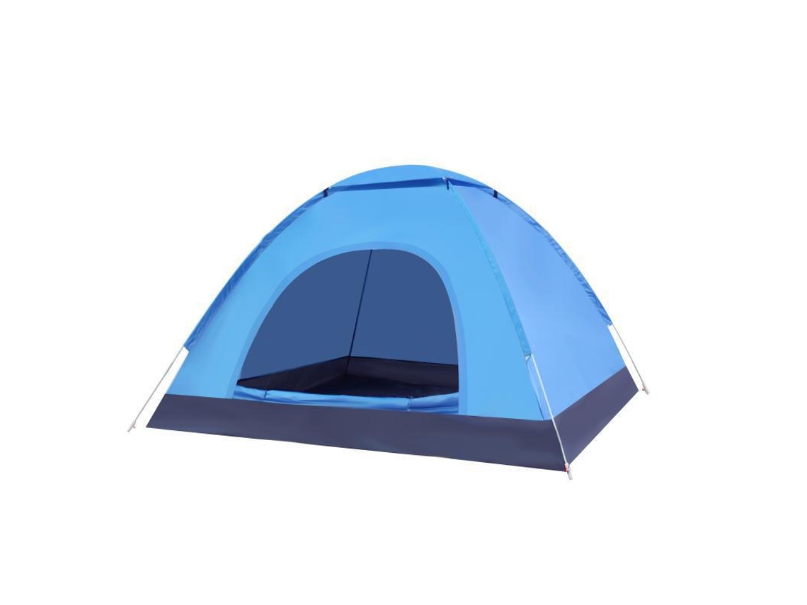 Tienda de campaña, protección solar y contra la lluvia (200 x 140 x 110 cm, azul Siurn)