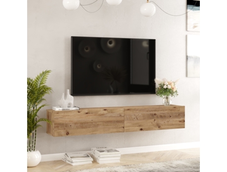 Mueble de TV [EN.CASA] (Aglomerado - Marrón - 29,5 x 180 x 31,5 cm)