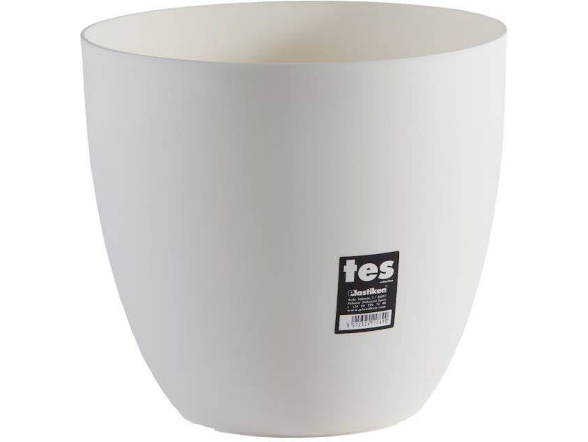 Maceta PLASTIKEN Tes Blanco (26 cm)