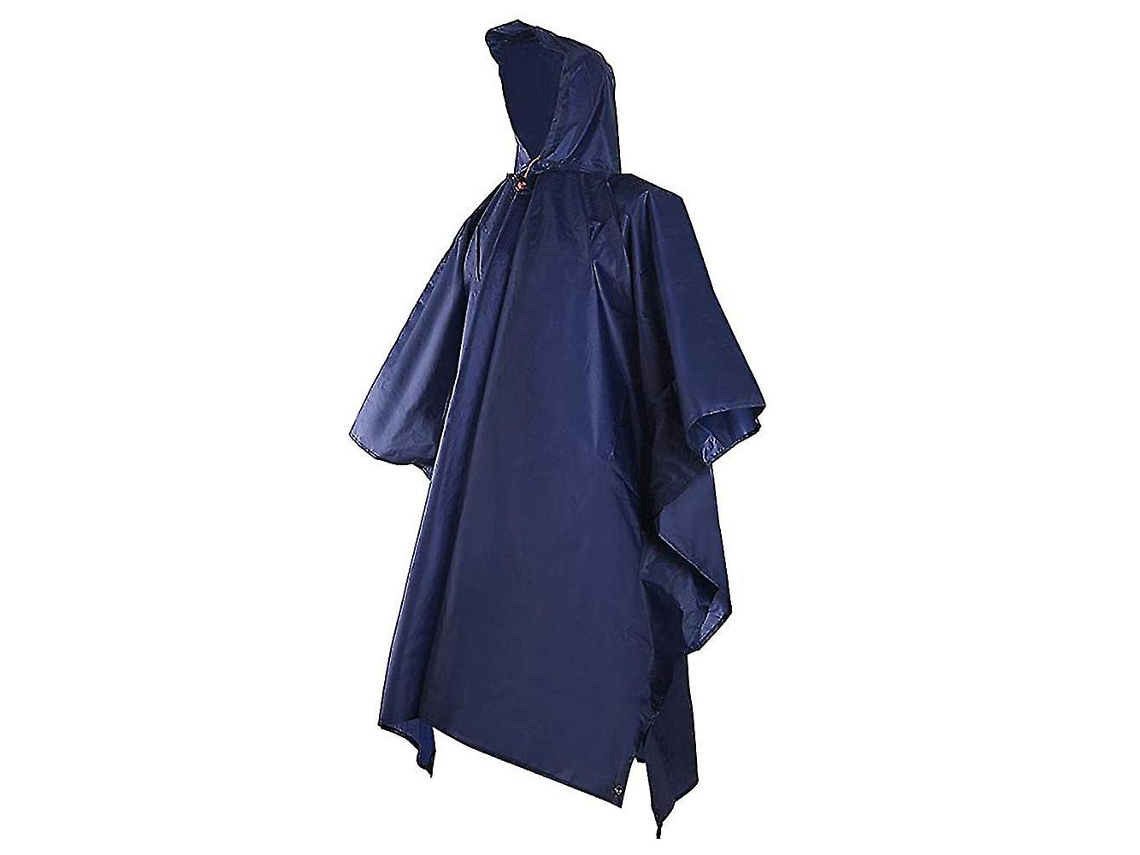 Impermeable Multifuncional 3 En 1 Para Senderismo Mochila Poncho Mantel Playa Reutilizable Con Bolsa De Transporte