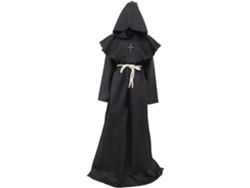 Disfraz De Sacerdote Medieval Para Halloween Y Cosplay, Túnica Renacentista Para Adulto.