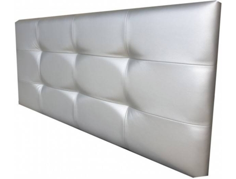 Cabecero DECORQUALITY Texas (Plateado - Polipiel - 105 x 70 cm)