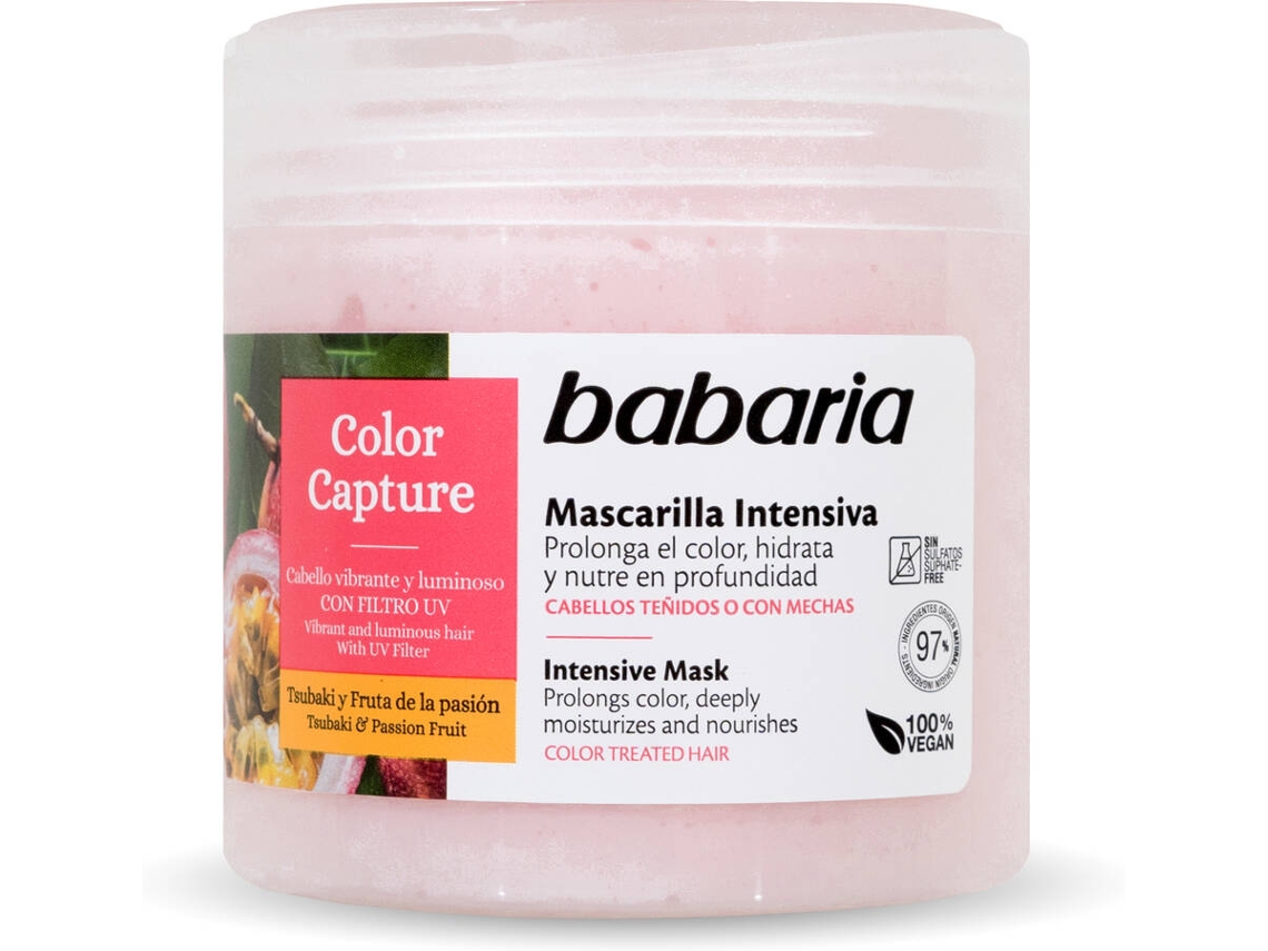 Mascarilla para el Pelo BABARIA Protección de Color (400 ml)
