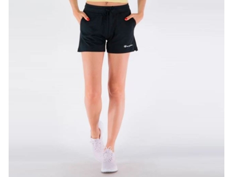 Pantalones de Mujer CHAMPION Corto Negro (S)