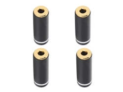 4pcs Conector Jack Fêmea 3 Pinos 3.5mm Para Reparo De Fio De Áudio E Fone De Ouvido Diy