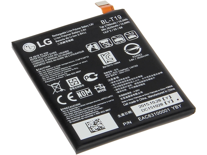 Batería LG Google Nexus 5X BL-T19 (2700 mAh)