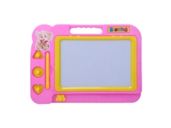 Ats-tablero Mágico De Dibujo Para Niños, Juego De Rompecabezas Educativo Temprano, Pizarra Magnética Plástica Negra Rosa Para Aprendizaje