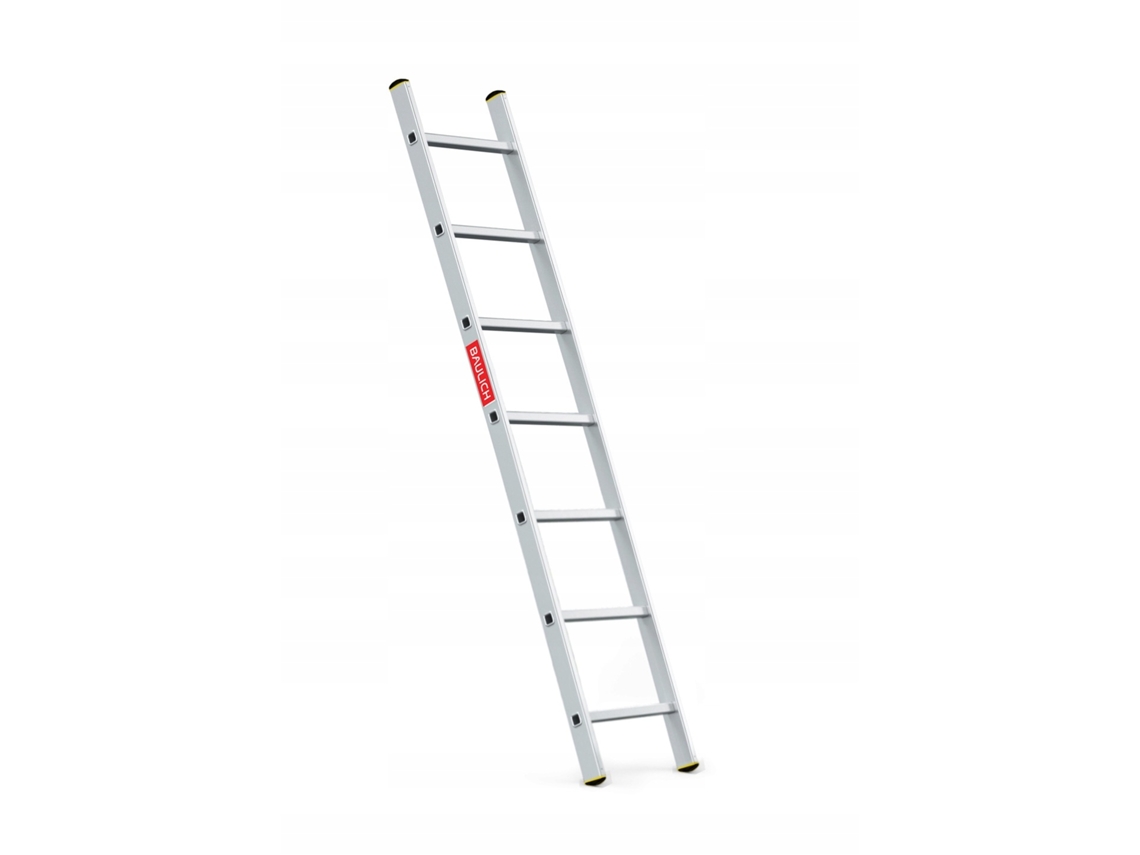 Escalera Inclinada De Aluminio, 1x7 Peldaños, Baulich