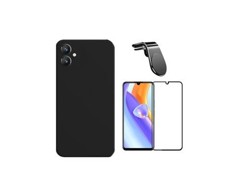 Kit De Película De Vidrio Templado De Cubierta Completa 5D Soporte Magnético De Silicona Líquida L Conducción Segura Coche PHONECARE Para Samsung G...