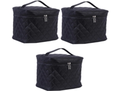 Neceser De Viaje De 3 Piezas Para Mujer, Ideal Para Maquillaje, Con Asa Portátil.