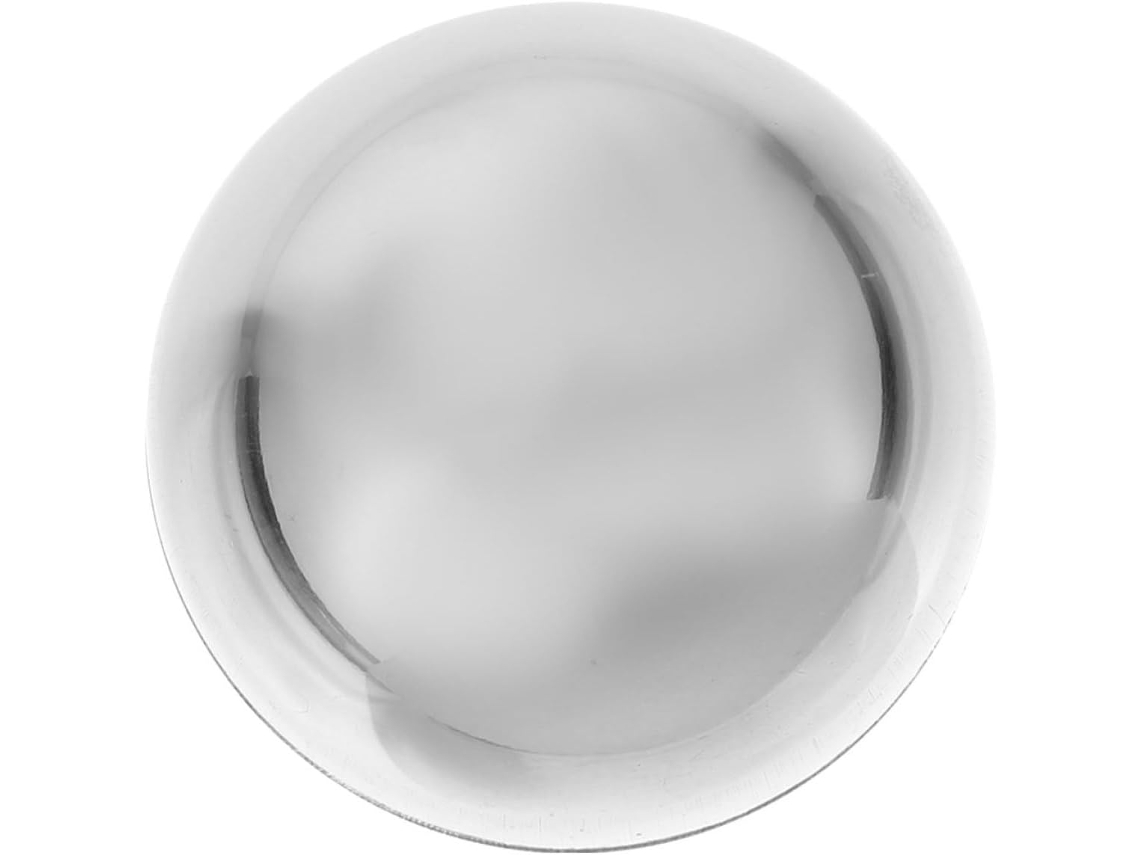 Esfera De Espejo Hemisférica Plateada En Acero Inoxidable 304, Decorativa.