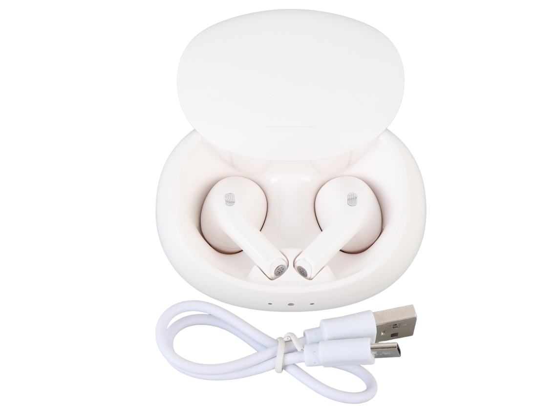 Auriculares Inalámbricos Con Traductor Y Aplicación, 74 Idiomas, 70 Acentos, Cancelación De Ruido Para Negocios, Color Blanco.