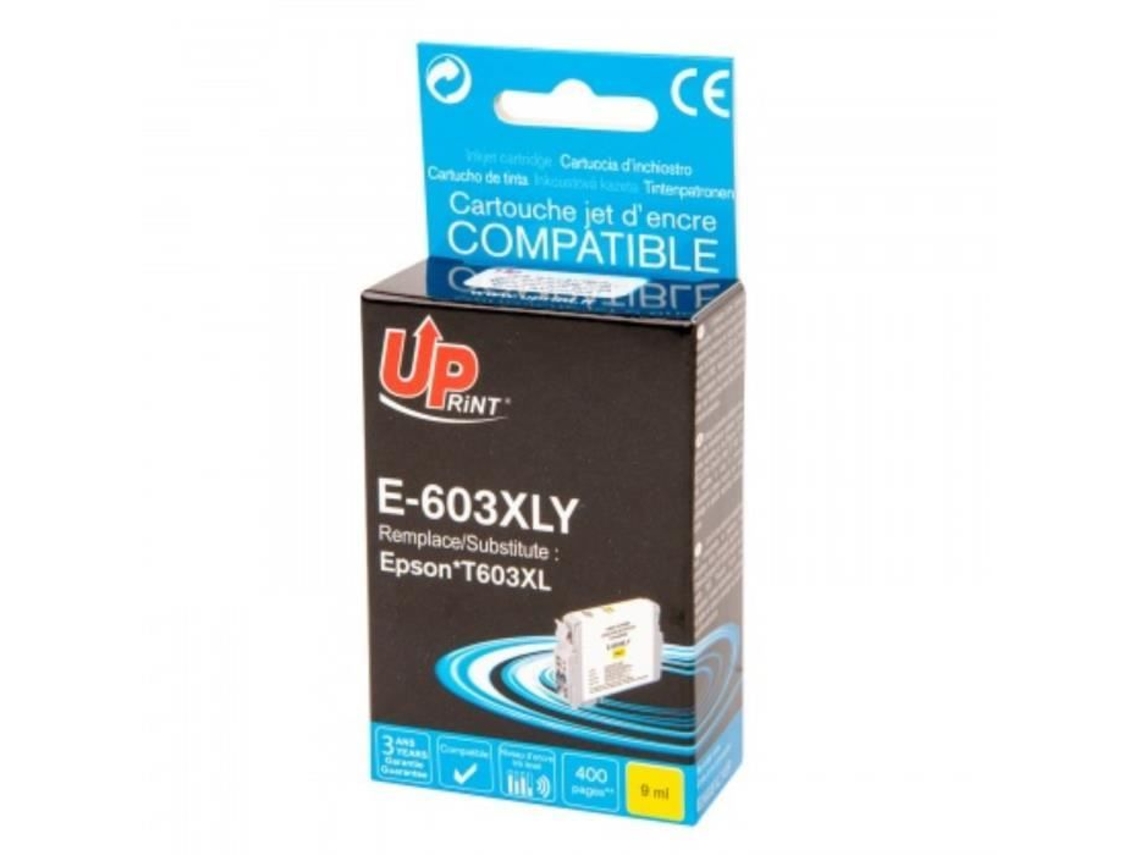 Cartucho UPRINTJET 603Xl Amarillo-1 Compatible con Epson C13T03A44010 para Impresoras Xp2100 Xp2150 Xp3100 Xp3150 Xp4100 Wf2810Dwf