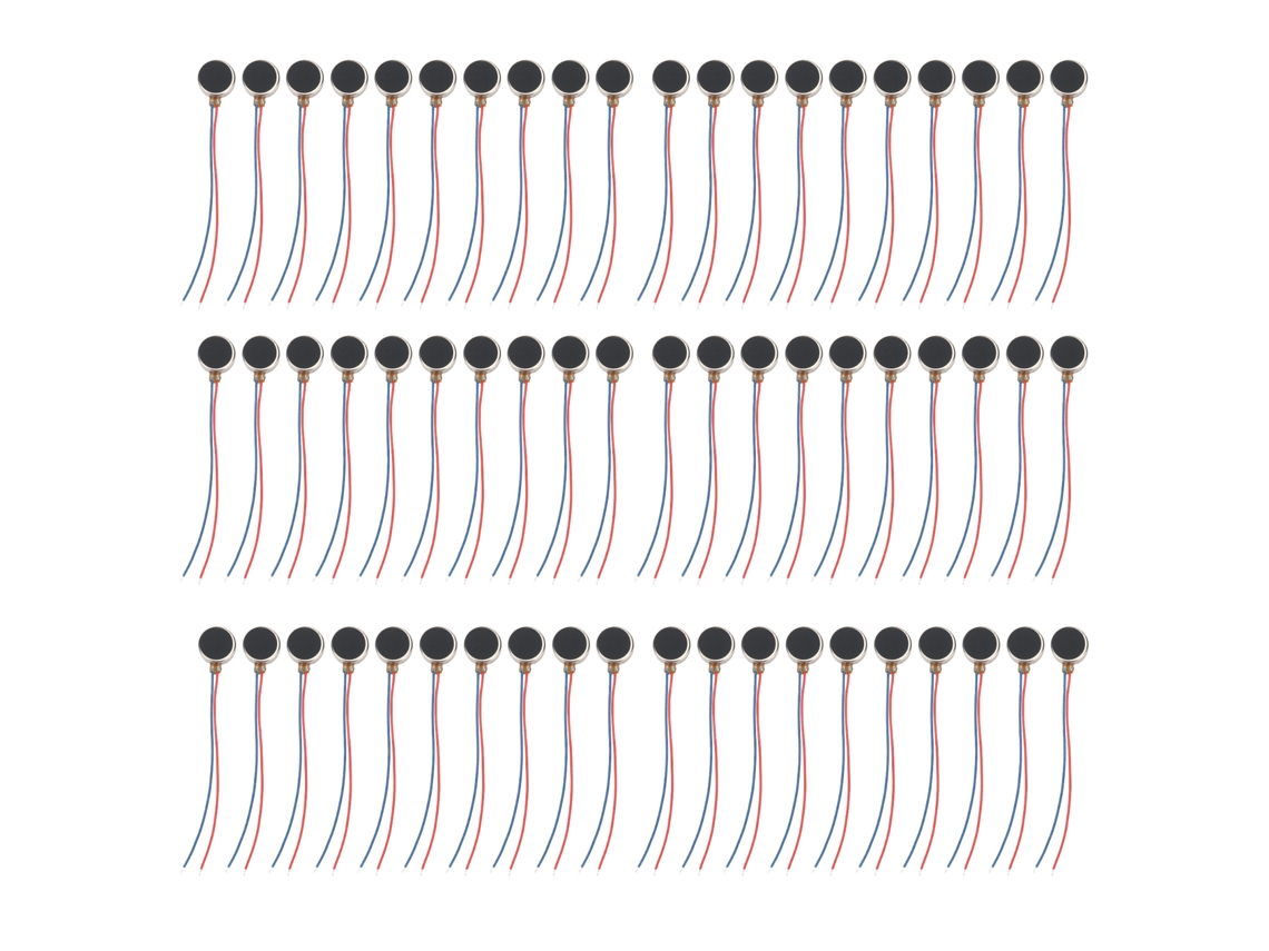 30 Piezas Motor De Vibración Plana Ultra Delgada Mini Moneda 3v 12000rpm Para Celulares Y Tablets