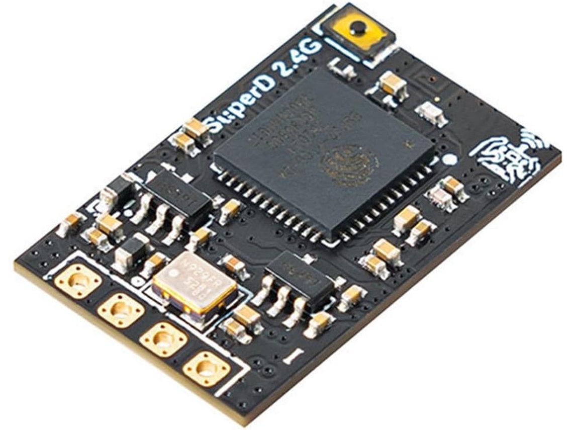 Receptor Superd Elrs 2.4g Diversity Con Antenas Expresslrs Rx 2t Tcxo Para Drones