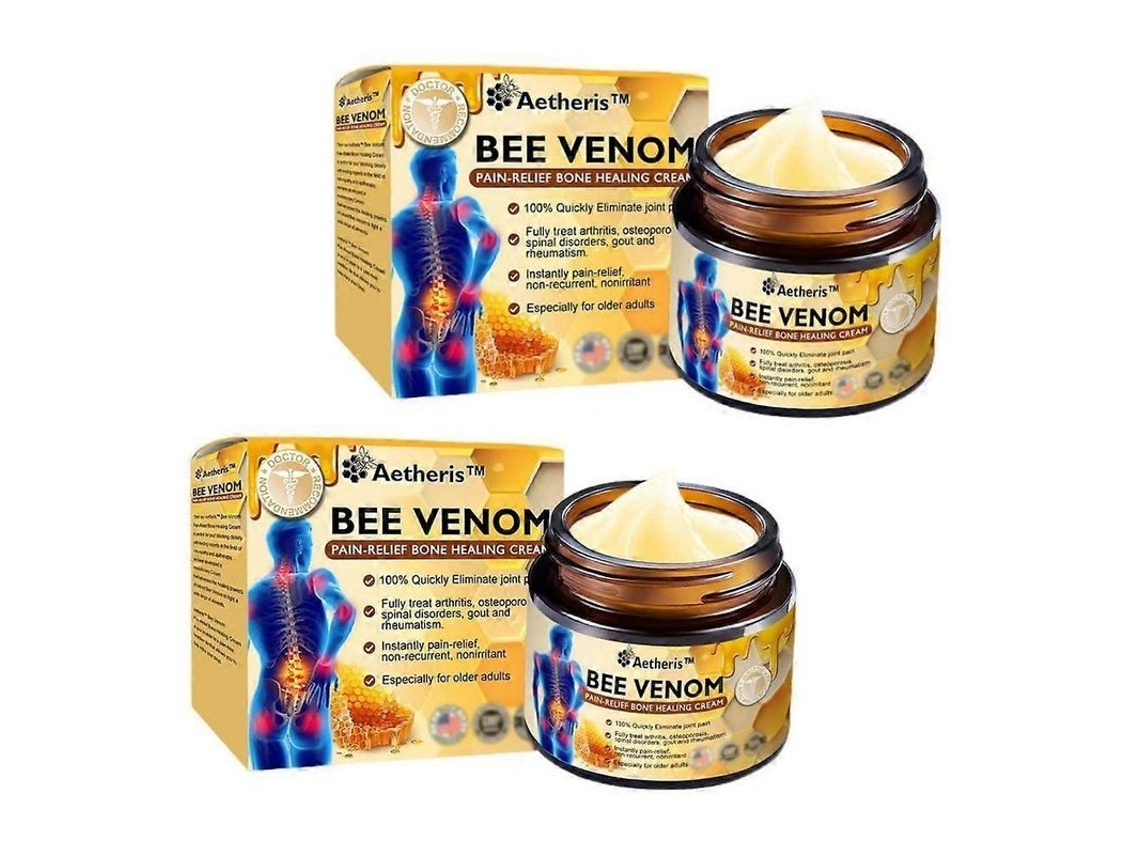 Crema Curativa Con Veneno De Abeja Para El Dolor Articular Y Óseo.