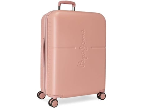 Maleta Mediana ABS Rígida Highlight PEPE JEANS Rosa (48x70x28cm - 79 L)
